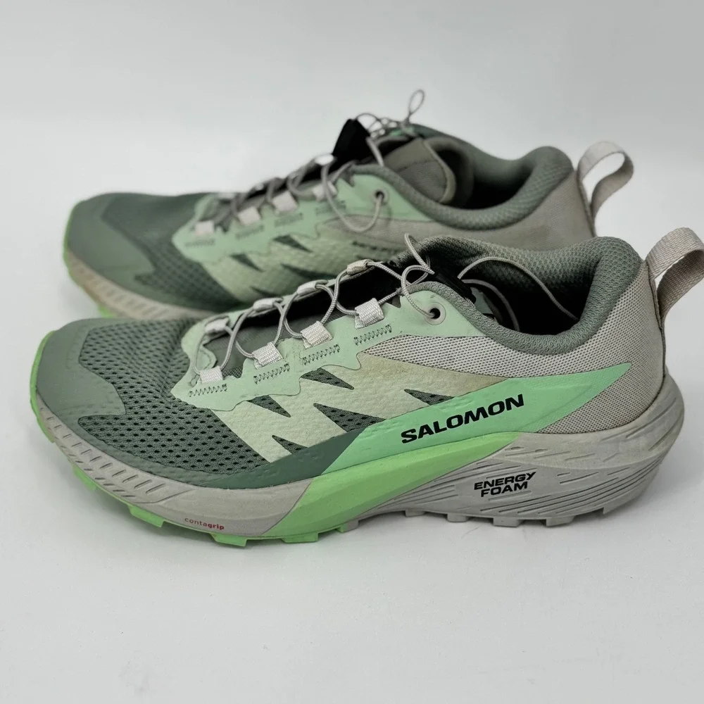 Salomon Women's Sense Ride 5 Trail Running Shoes Sage Green Size 6